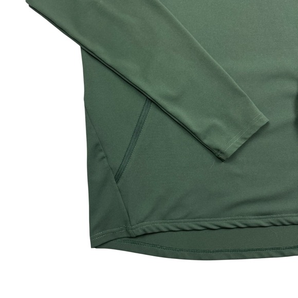 Barbell Men's Performance Hoodie Size M Bodybuilding Green Pullover Workout - Picture 8 of 13